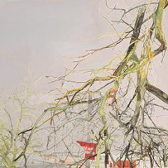 Sans titre, 2011 Aquarelle et encres sur papier, 205 x 112 cm