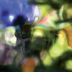 Le déversement, 2011 Techniques mixtes, 200 x 180 cm