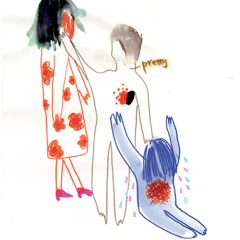 Begger, 2012 Feutre sur papier, format A3