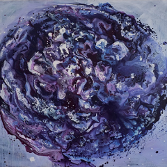 Sans titre, 2012 Acrylique sur toile, 200 x 200 cm