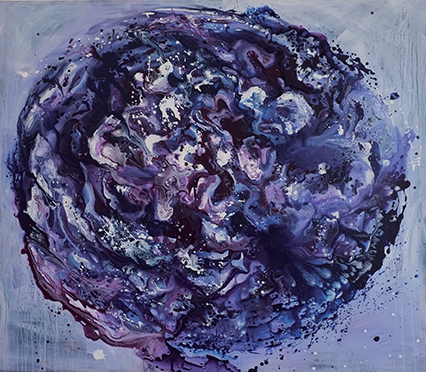 Sans titre, 2012 Acrylique sur toile, 200 x 200 cm