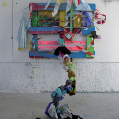 Palette, 2011 H. 2 m, L. 1,35 m, l. 1, 20 m ; techniques mixtes