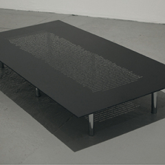 A VENIR, 2010, 20 x 80 x 160 cm