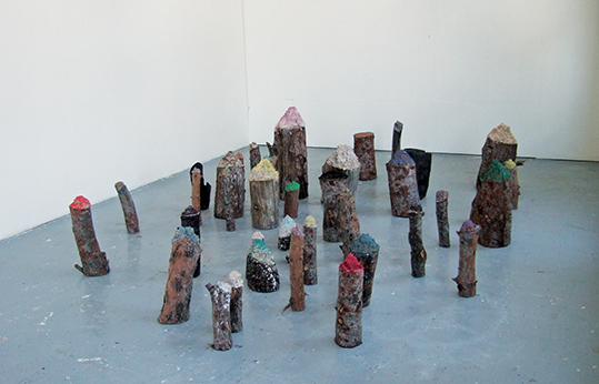 2010, dimensions variables, bois, colle et pigments