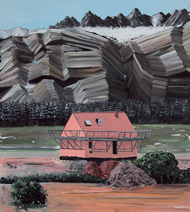 Sans titre, 2011 Acrylique sur toile, 230 x 150 cm