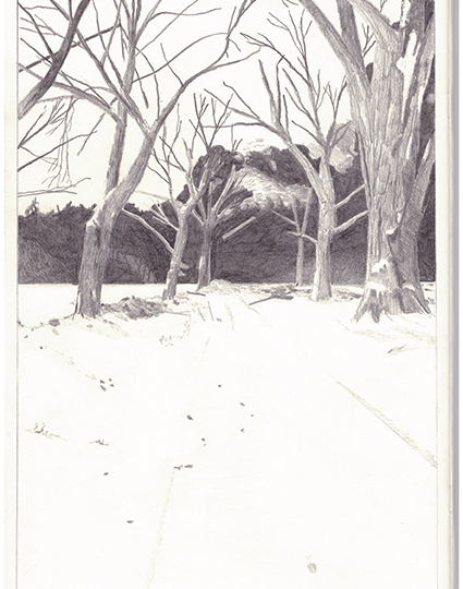 Sans titre, 2013 Crayon sur papier, format A4