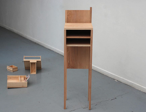 L’appui,107 x 29 x 35 cm, bois