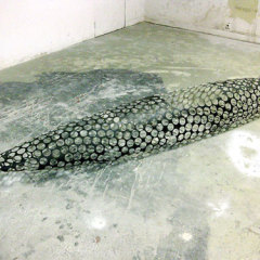 VY canis majoris, 2009, Polyester, fibres de verre, 45 x 60 x 240 cm