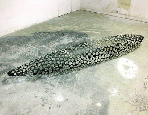 VY canis majoris, 2009, Polyester, fibres de verre, 45 x 60 x 240 cm