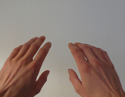 C’est pas des mains de sculpteur, ça, 2010 Impression jet d'encre, 46 x 37 cm