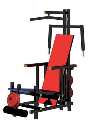 Rietveld Sport, photomontage/simulation 3D, 2006