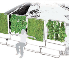 Chantier vert, photomontage, 2007