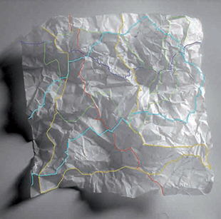 Papier-peint, photomontage, 2007