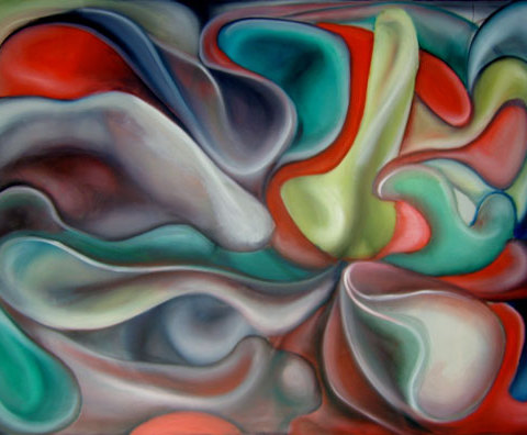 Sans titre - 2010 Huile sur toile, 200 x 160 cm