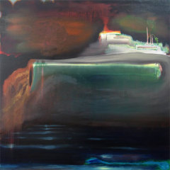 Remodelage - 2009 Huile sur toile - 100 x 100 cm ( Collection particulière )