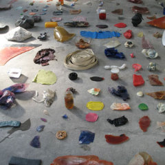 La collection depuis 2006, Matériaux divers, dimensions variables Vue d'atelier