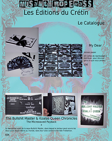Les Éditions du Crétin, catalogue