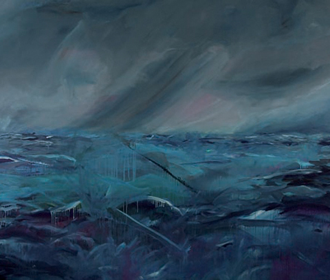 Sans titre, 2011 Acrylique sur toile, 250 x 350 cm