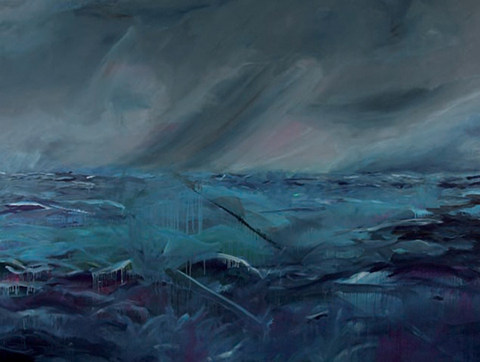 Sans titre, 2011 Acrylique sur toile, 250 x 350 cm