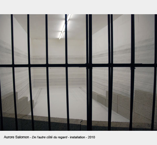 De l'autre côté du regard, installation, 2010